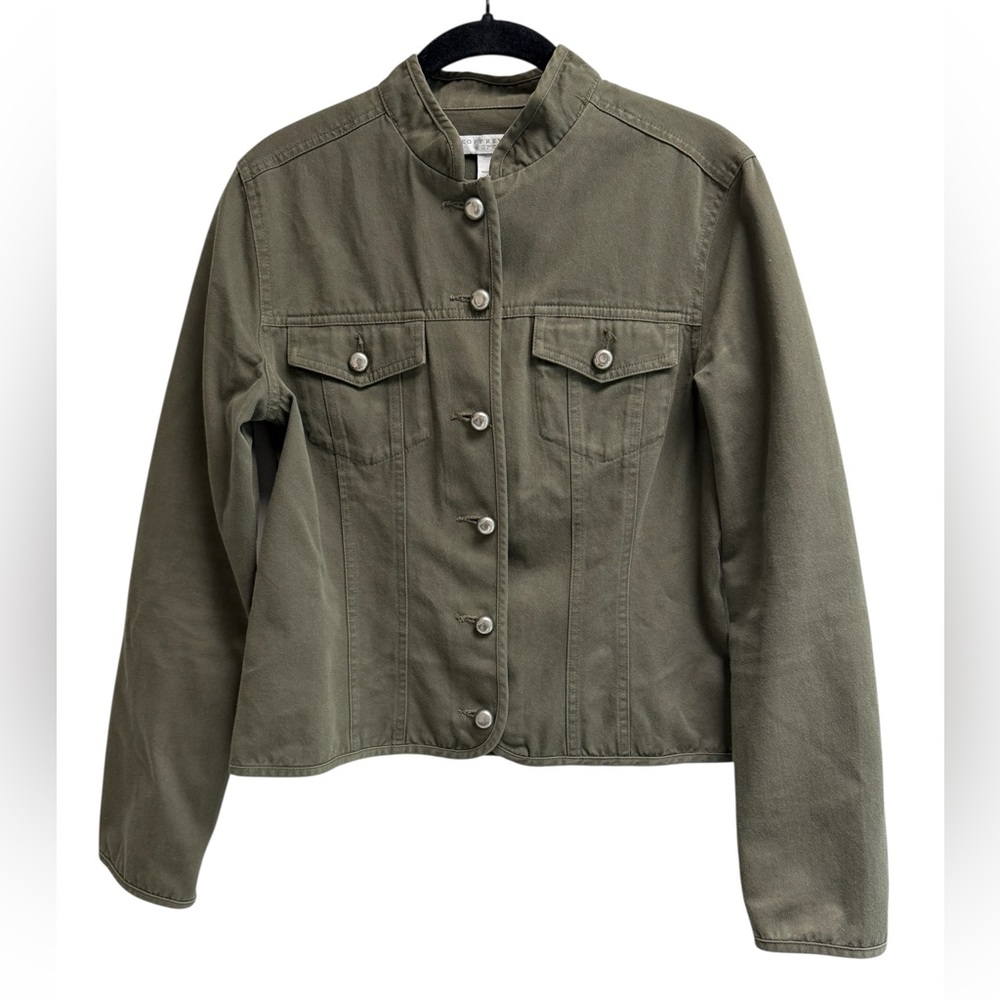 GEOFFREY BEENE Sport Women’s Hunter Green Long Sleeve Jacket - Size 4